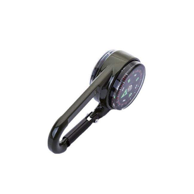 Outdoor Camping Survival Compass Portable Metal Carabiner Compass