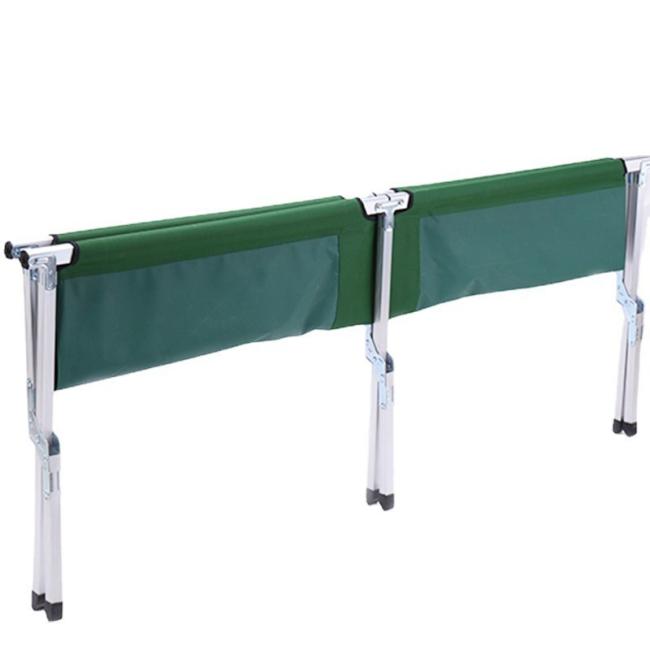 Outdoor Aluminum Foldable Cot 600d Oxford Camping Folding Bed