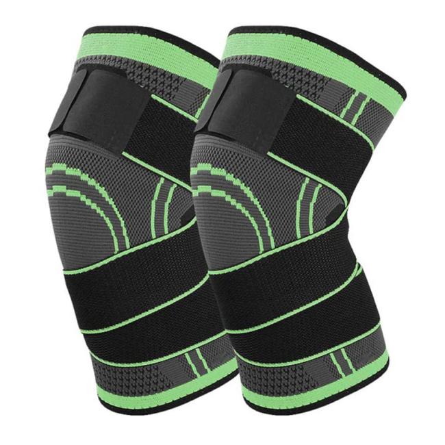 Custom Breathable Nylon Knee Sleeve Support Brace Adjustable Compression Knee Sleeve