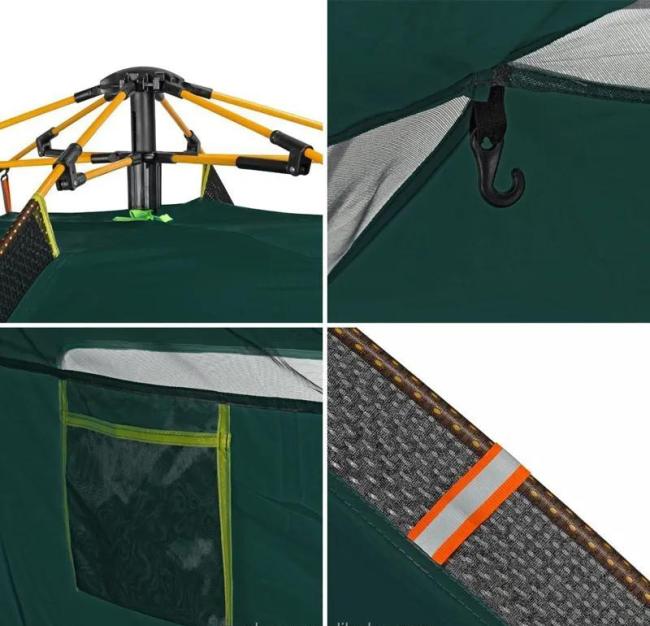 Automatic Waterproof Outdoor Glamping Tent Portable Canvas Tents
