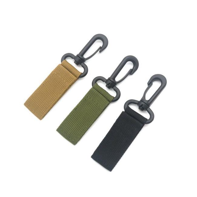Custom Polyester Keychain Lanyards Carabiner Key Holder