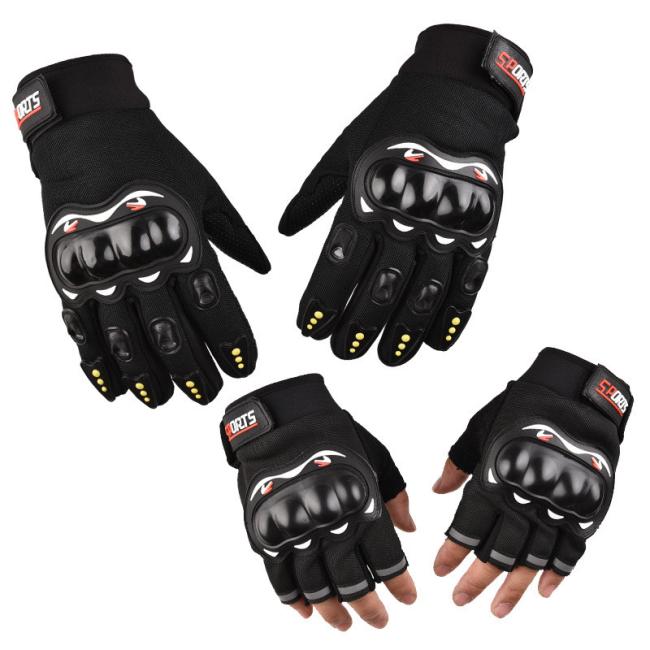 Outdoor Full Finger Motorcycle Glove Custom Anti-Slip Leather Tactical Glove