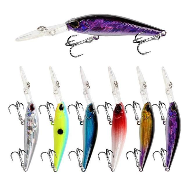 90mm Cheap Long Casting Sinking Minnow Lure Hard Floating Fishing Lures