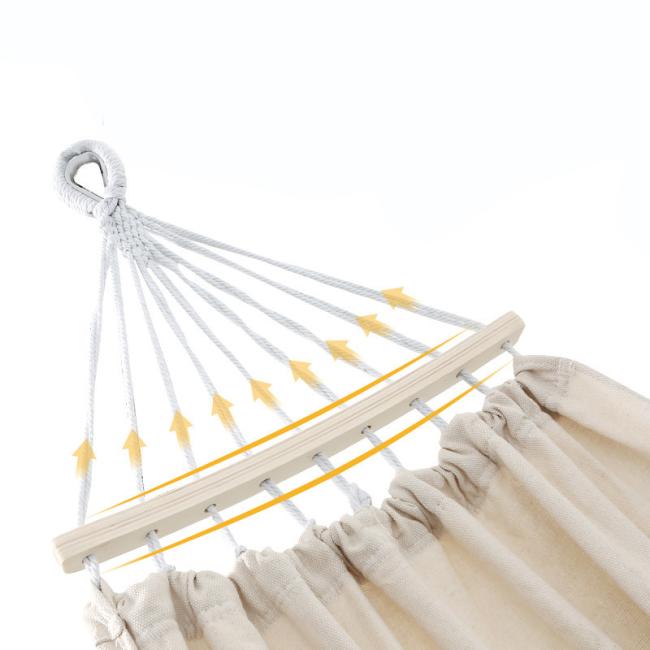 Outdoor Portable Cotton Hammock Camping Travel Hammock