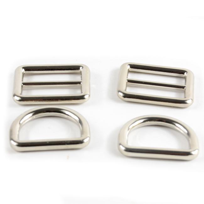 25mm Welded Zinc Alloy D Ring Metal D-Ring Buckle for Handbag