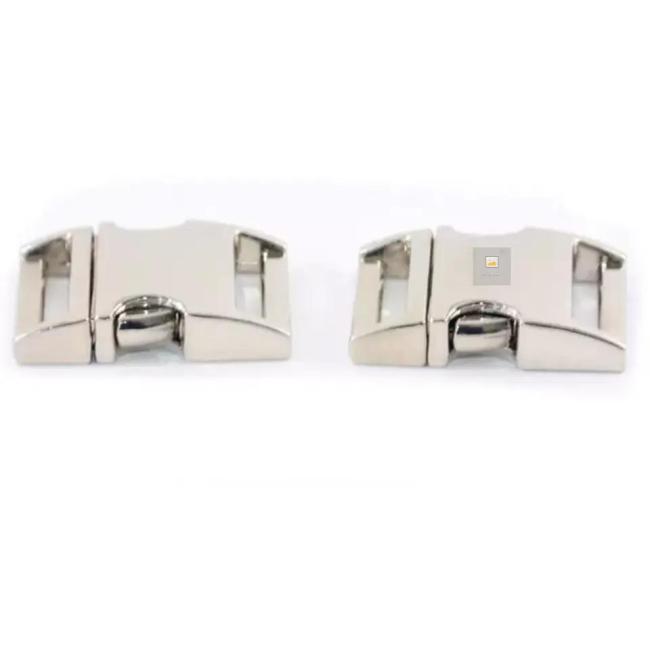 Zinc Alloy Metal Side Release Buckle 10mm Paracord Buckles