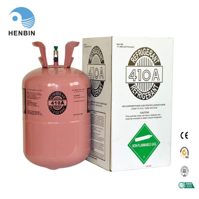 Disposable 11.3kg Refrigerant Cylinder High Purity Refrigerant Gas R410A