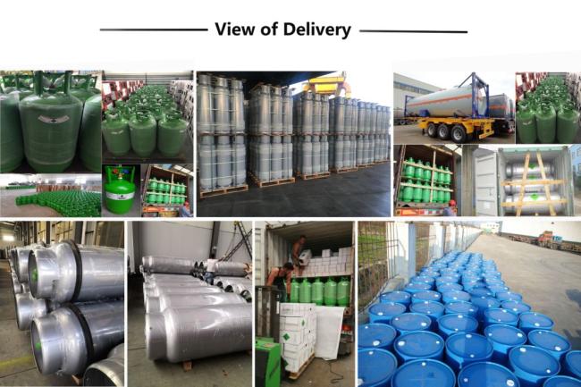 Factory Supply Air Condition 99.9% Purity 13.6kg R134A Refrigerant Gas