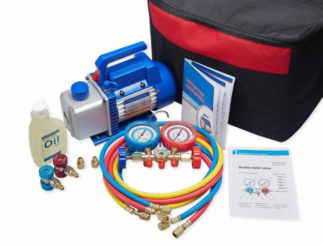 Double Digital Manifold Gauge Set