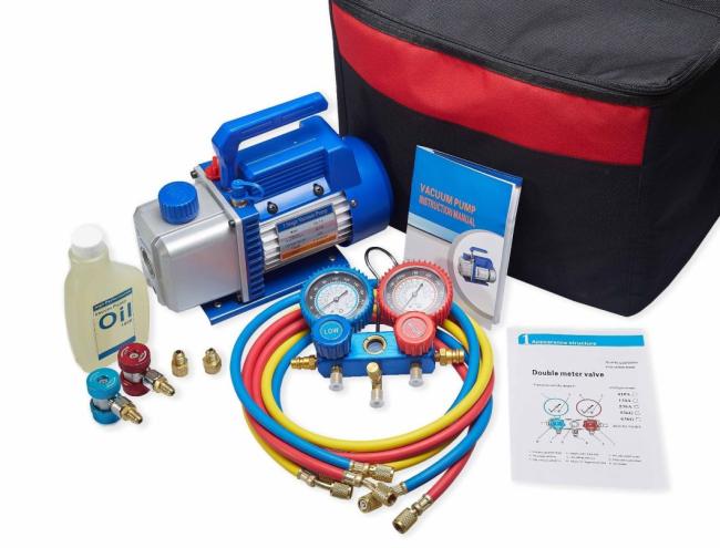 Double Digital Manifold Gauge Set