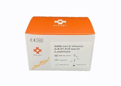 China CE Approved Combo Respiratory Viral SARS-CoV-2 Influenza A B Virus PCR Test Freeze Dried Powder for sale
