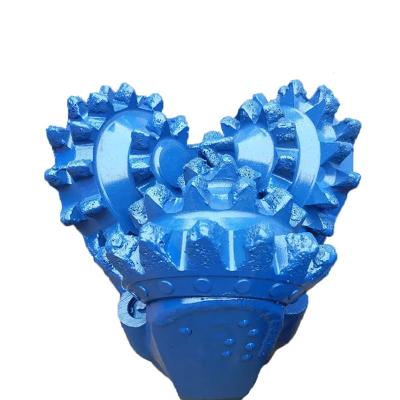 China High Elasticity Blue   Steel Tooth Tricone Bit IADC 115  Oil Well Drill Head for sale