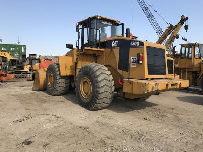China A/C Cabin Used Compact Wheel Loaders /  Loader 980G CAT 3406DITA Engine for sale
