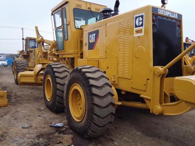China Ripper Available Old Cat Motor Graders 16G  New Paint CAT 3406 Engine 250HP Power for sale