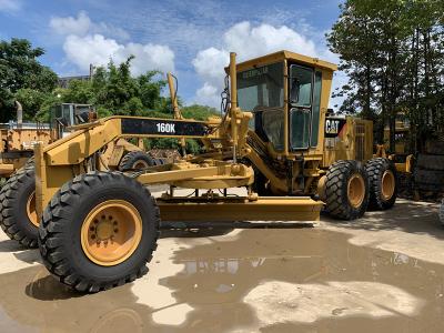 China 6 Cylinders Displacement 7.2L 139KW Used Cat 160k Grader for sale