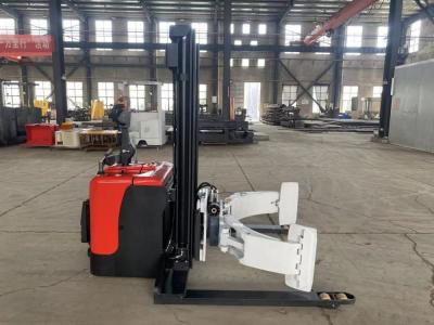 China Custom Electric Pallet Stacker Reach Walkie Stacker With Fixed Chucking Clamp for sale