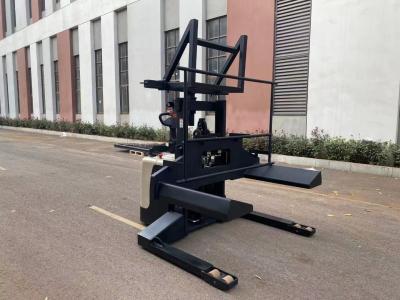 China Construction Machinery Electric Pallet Stacker Load Capacity 2000kg Lifting Height 600mm Fork Length 800mm for sale