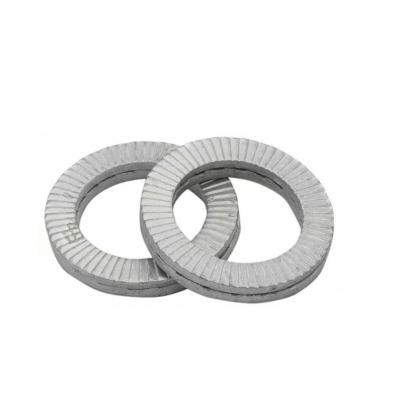 China Dacromet Nord Lock Din 25201 Double Fold Self Wedge Lock Washers For Wind Energy for sale