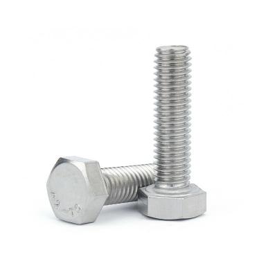 China 18-8 Stainless Steel Hex Head Bolts Metal 250mm Hex Head Screws for sale