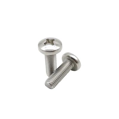 China Standard Fasteners Stainless Steel Phillips Oval Head Machine Screws DIN7985 for sale