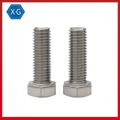 China DIN933 Stainless Steel Hex Bolts Full Thread A2 70 Hex Head Bolt for sale