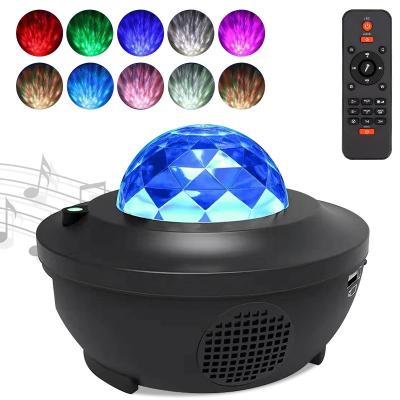 China USB Starry Watermark Bluetooth Music Starlight Projector Stage Watermark Projection Lamp Night Light Star Projector Room Decor for sale