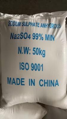 China Na2SO4 Natriumsulfaat, watervrij, voor de leerindustrie Te koop