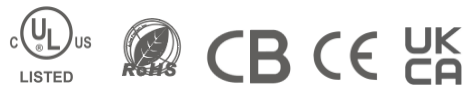 Product certification badges and compliance marks