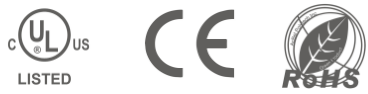 Product certification badges and standards compliance