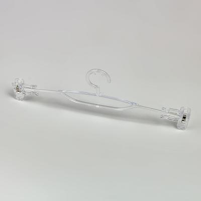 Китай Transparent Plastic Lingerie Hangers PS Material Custom Logo Printing продается