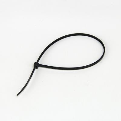 China Comprimento de nylon usado largo das cintas plásticas 200mm do preto do padrão à venda