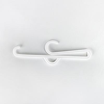 China PE Semitransparent Plastic Sock Hangers With Foil Printing Logo for sale