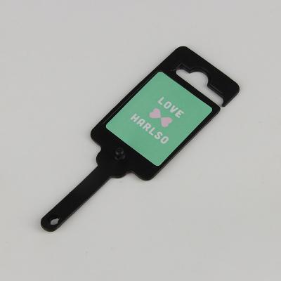 China Casual Black Plastic Belt Hangers Custom Printed For Dog Collars for sale