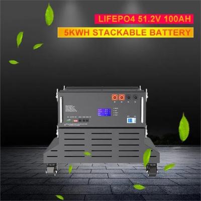 China 5KWh Stacked Lithium Battery Solar Power Battery Energy Storage System for sale