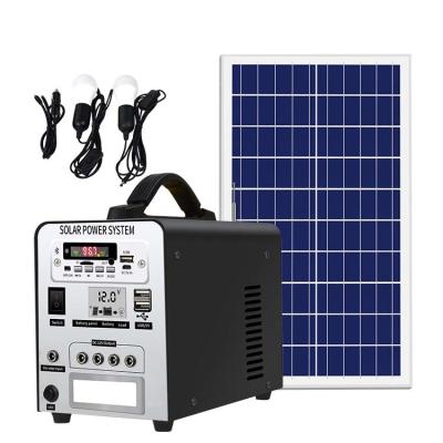 China 250W Portable Power Station 12V Solar Storage Generator With 12V 20Ah Lithium Solar Battery for sale