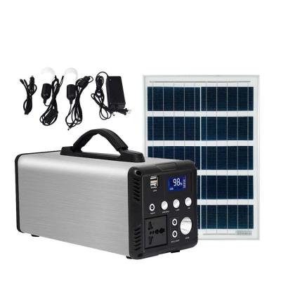 China Home Outdoor 110v 220v Power Banks Solar Charging Station Portable Power Generator Solar bank 200W Power Station for sale