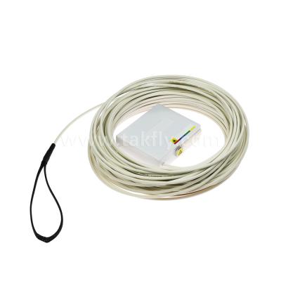 China 1 - 4 SC Fibers FTTH Pre Terminated Outlet Kit PTO White Color With Fiber Cable for sale