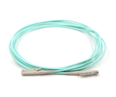 China E2K To E2K MM Fiber Cable 850nm Aqua Fiber Optic Cable Patch Cord for sale