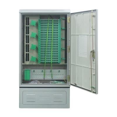 China 288 Cores Outdoor Fiber Optic Cross Connect Cabinet SMC FTTH FTTX Telecom CATV for sale
