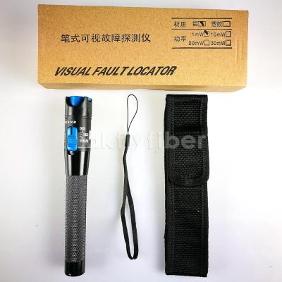 China 1mW VFL Visual Fault Locator FTTH Fiber Optic Tool Kit Tester Pen Type Red Light Source for sale