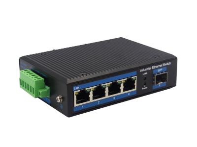 China 4KV 1 SFP Industrial PoE Switch IP40 100M For Harsh Environment for sale