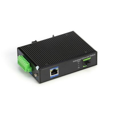Chine 1 commutateur automatique d'Ethernet du convertisseur industriel MDI Poe de médias de RJ45 SFP 52VDC à vendre