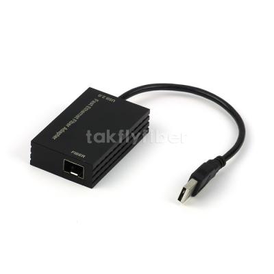 China Adaptador 1490nm USB 2,0 de SFP el 100M Fast Ethernet Media para la mesa en venta