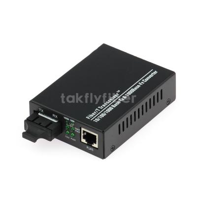 China 1000Mbps MM 2KM Ethernet Fiber Media Converter SC Duplex for sale
