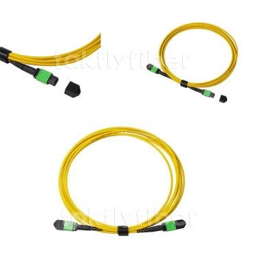 China Cabo MPO do remendo da fibra ótica de LSZH 4/8/12/24C à manutenção programada G657A1 de MPO à venda