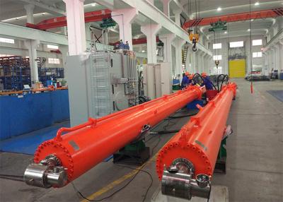 China Cilindro hidráulico ativo de aço do pistão do cilindro hidráulico único à venda