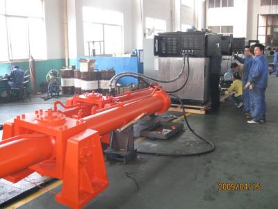 China Cilindros hidráulicos padrão lisos horizontais do cilindro feito sob encomenda da pressão hidráulica da porta da mitra à venda