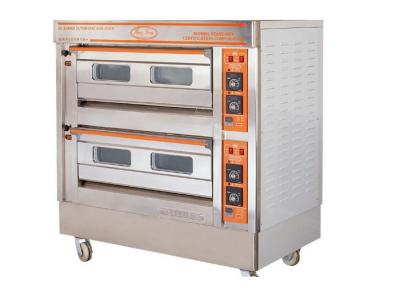 China QL-4A Two Deck Gas Oven / Commercial Electric Baking Ovens With Automatic Protection Devices for sale