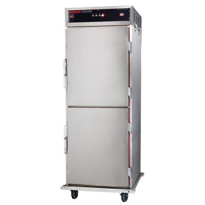 China Commercial Electric Heated Holding Cabinet Upright Food Warming Cabinet Cart for sale