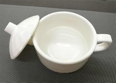 中国 4つは磁器のスープ ボウルの磁器の中国の白く積み重ね可能なディナー・ウェア重量259gを置きます 販売のため
